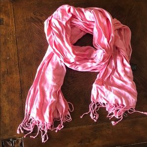 Pink scarf